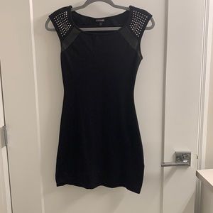 Black mini dress